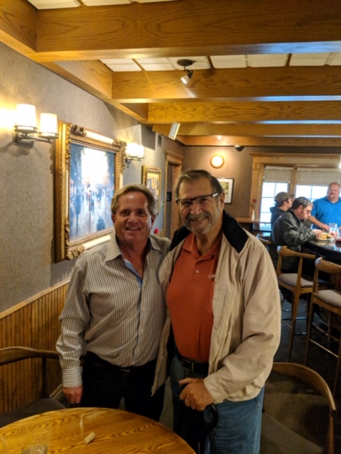 Administrator Tim McGuire with MCWCF Board Member Dave Rivard of Delta County